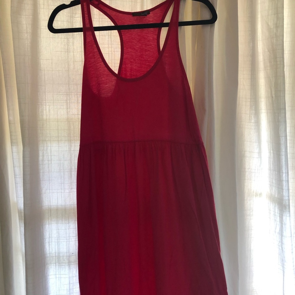 BOBI cotton racerback dress
